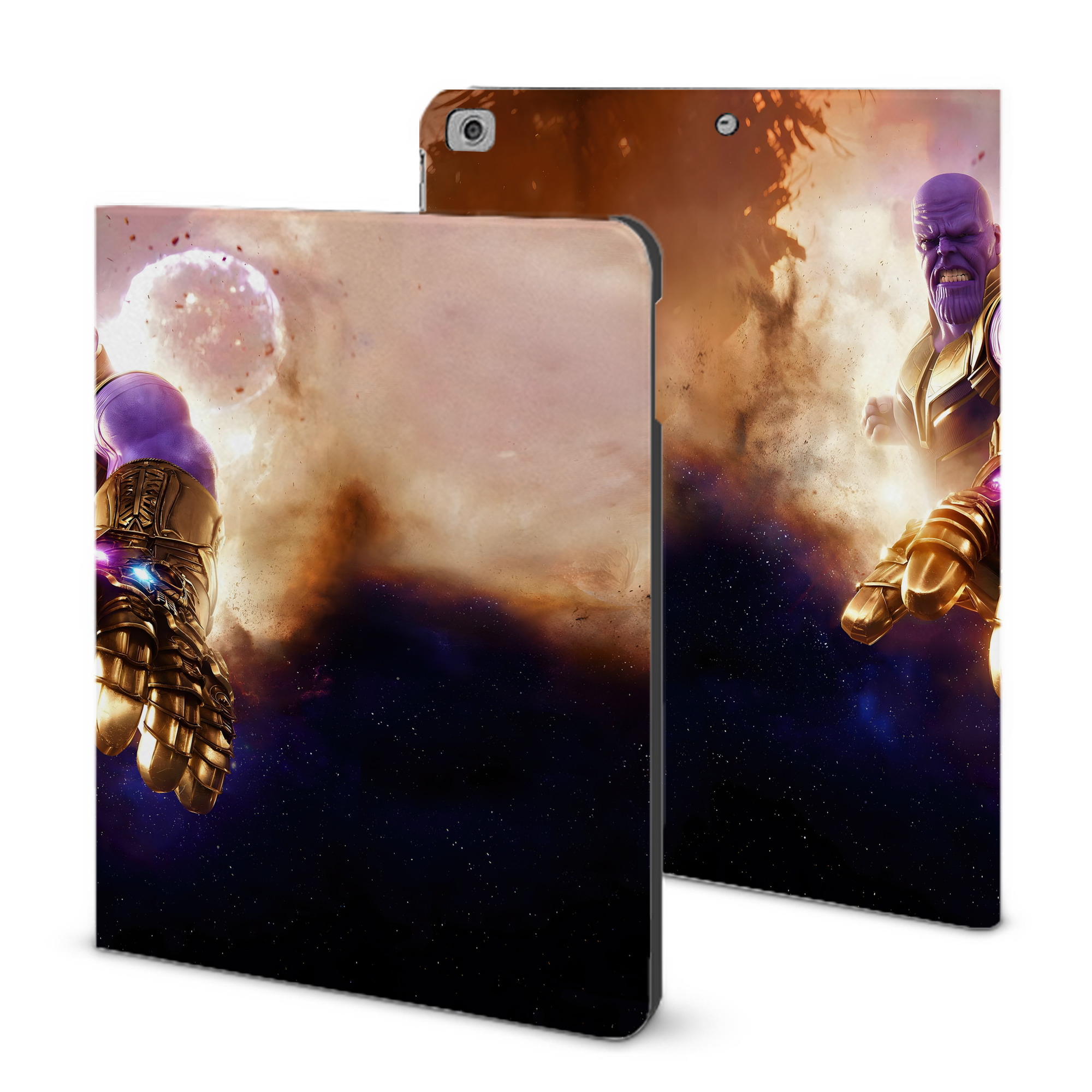 （画像用） アベンジャーズ The Avengers IPad ケース ブック型 PUレザー TPU 耐衝撃 軽量 薄型 ペン収納なし 全面保護 IPad 各モデル対応